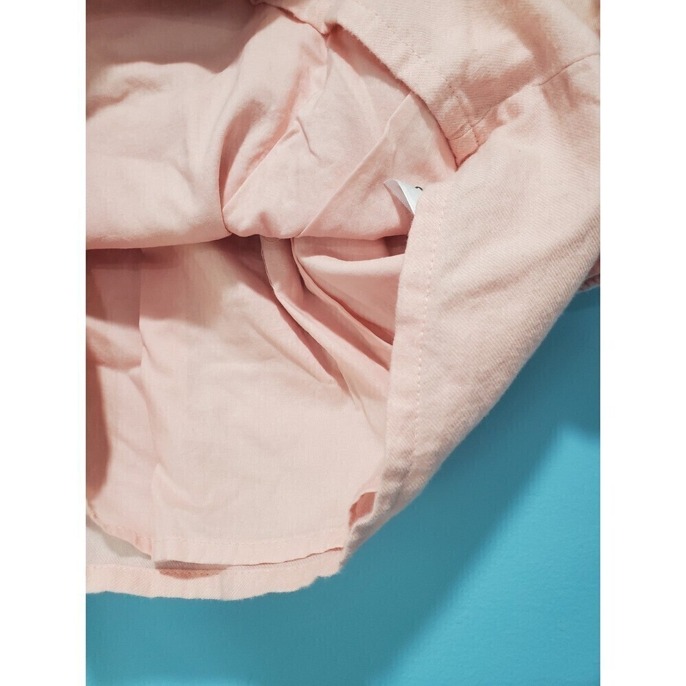 Oshkosh Baby B'gosh Ruffled Cotton Pale Pink Girl Dress With Silver Embroidery — image 6 of 8